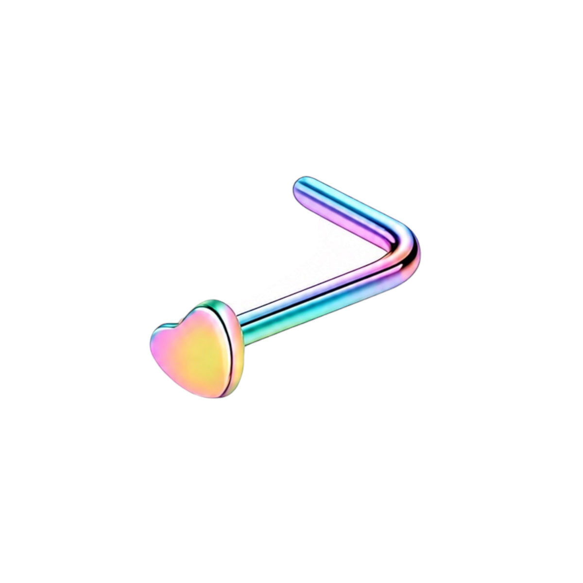 Piercing nostril corazón