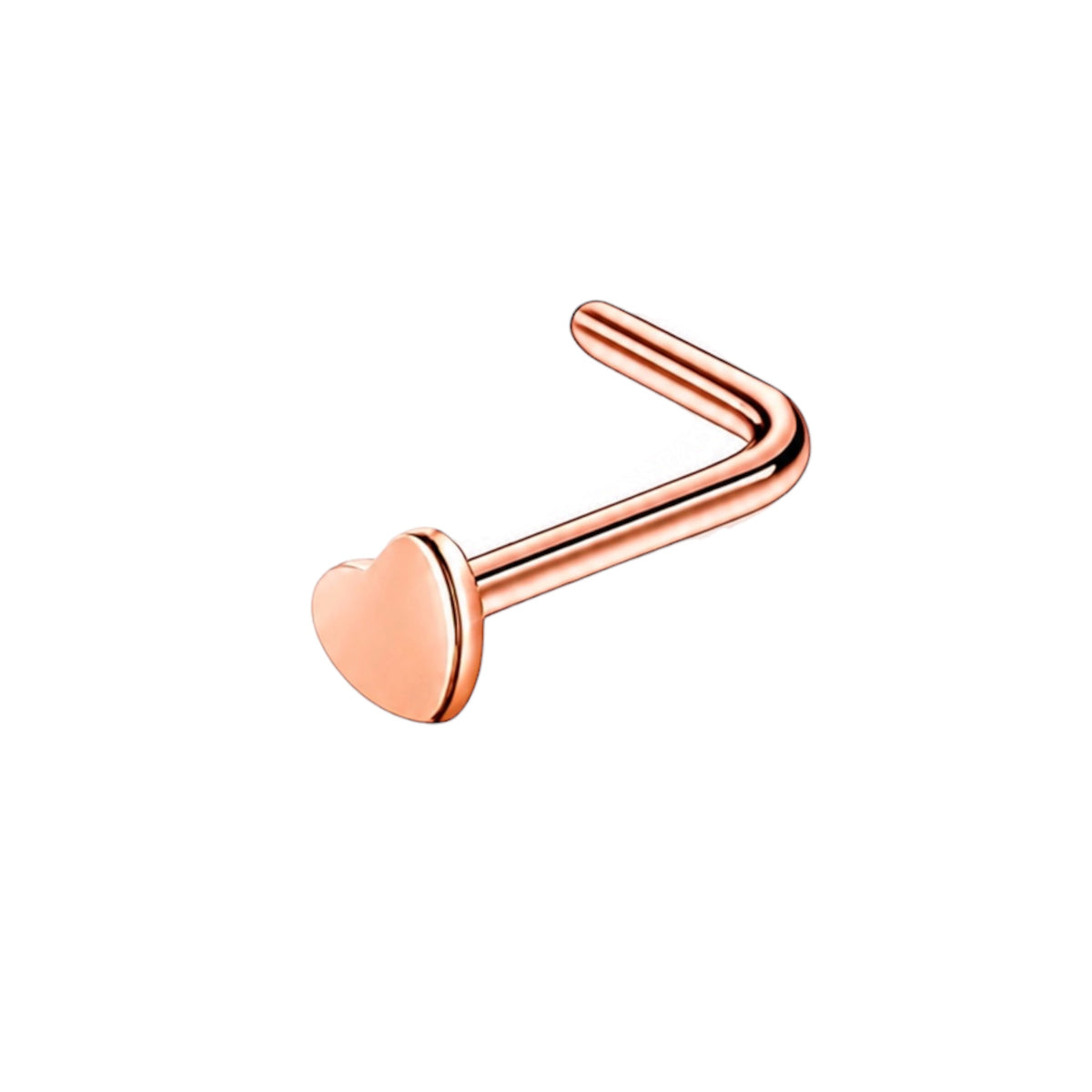 Piercing nostril corazón