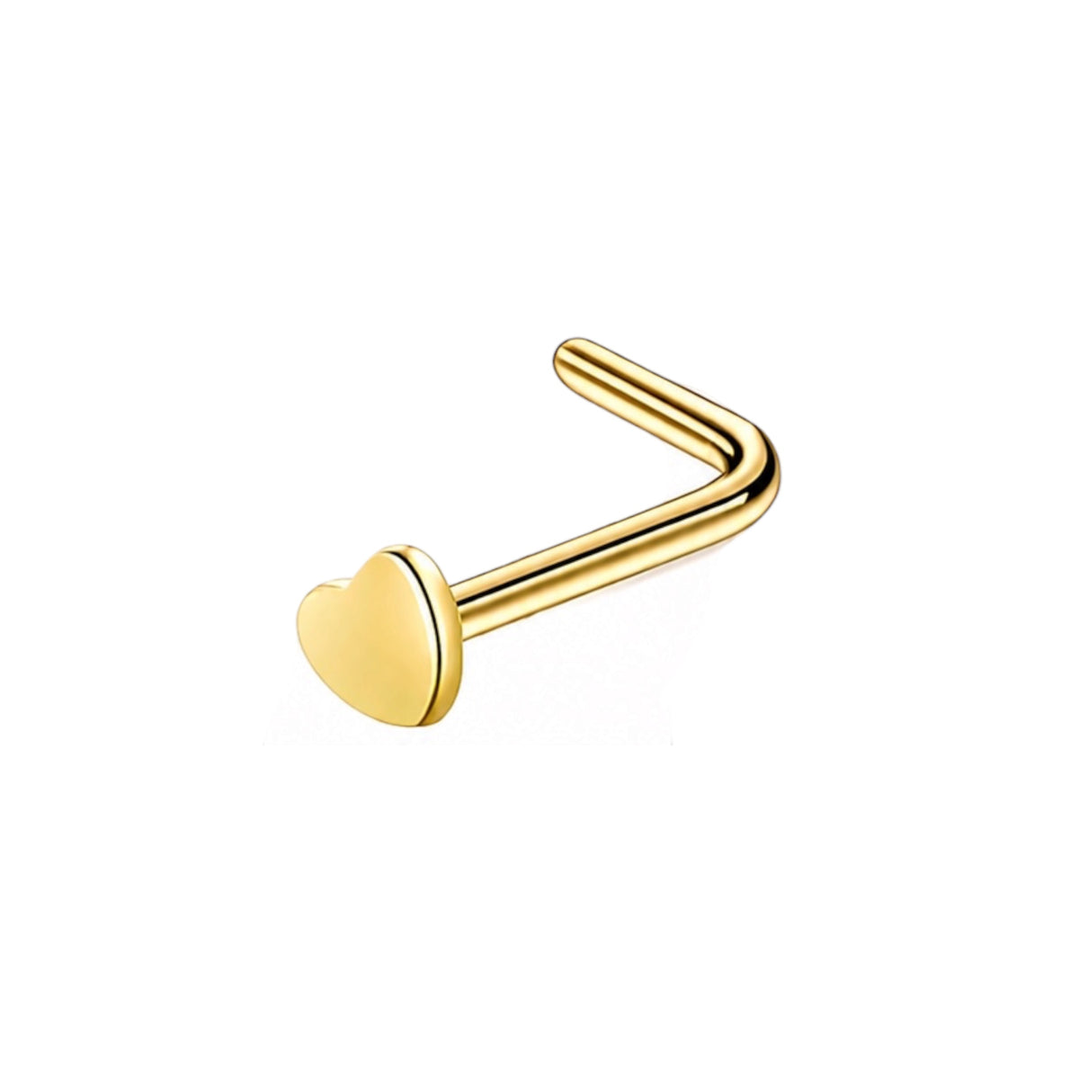 Piercing nostril corazón