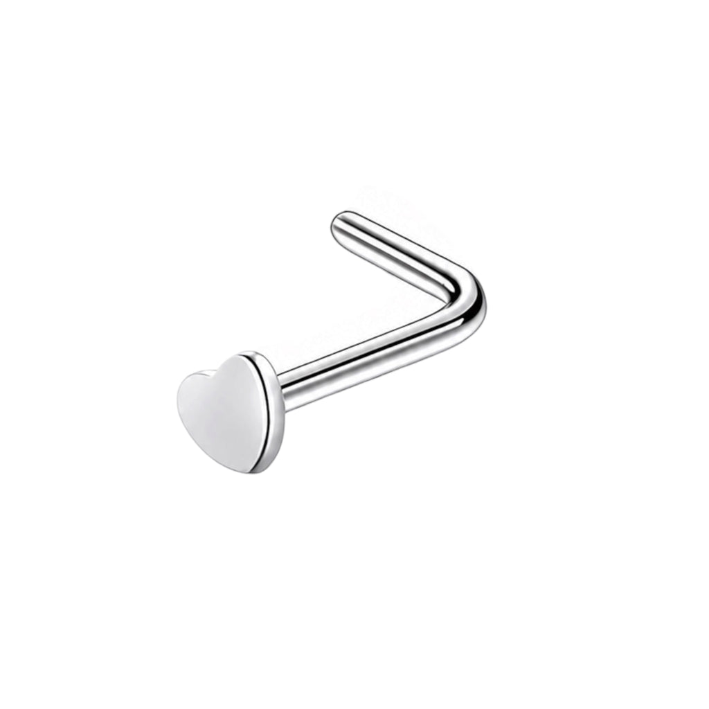 Piercing nostril corazón