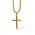 Collar Caballero Cruz Latina Dorada