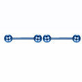 Nipple Piercing Barbell Esferas Celestes NP-AC-0001-01